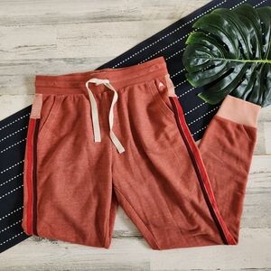 Burton Rust Track Pants with Red Stripe